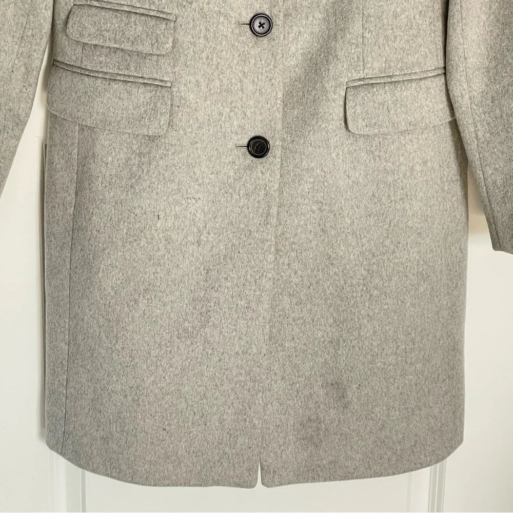 J. Crew Gray Single Breasted Peacoat Wool by Nello Gori - No Bag - Picture 6 of 14